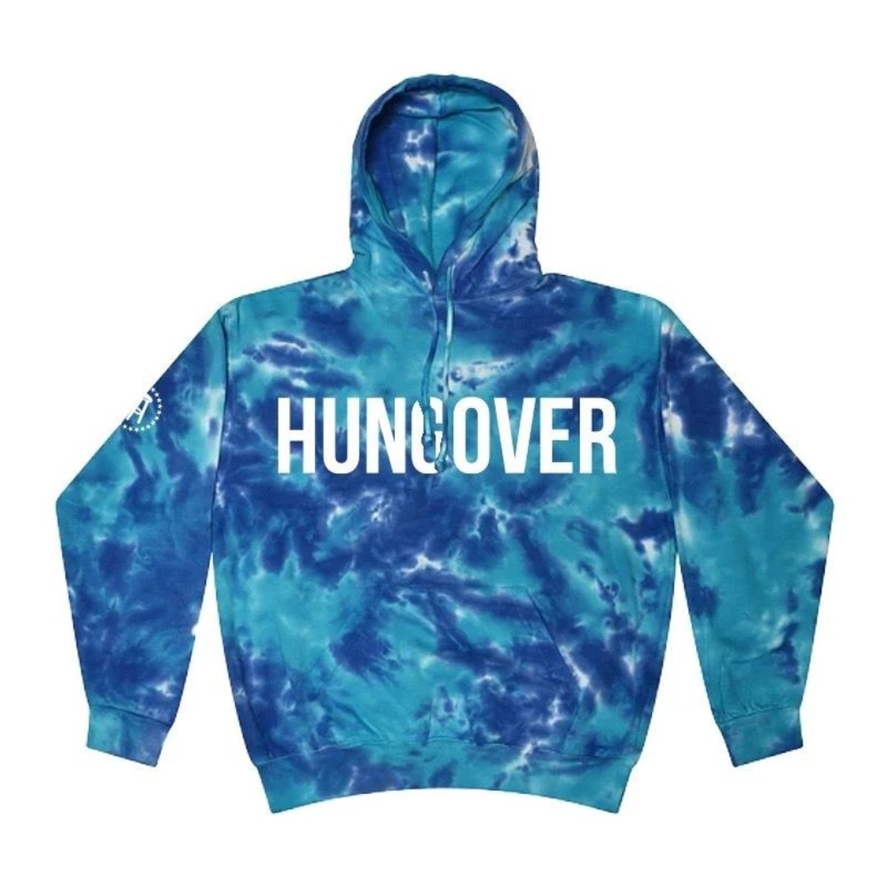 Barstool hungover tye dye hoodie